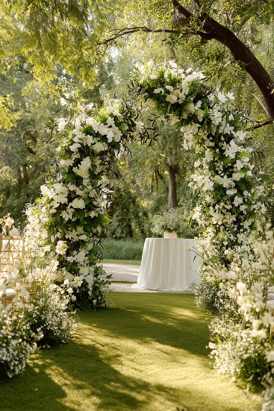 Wild Greenery Floral Arch
