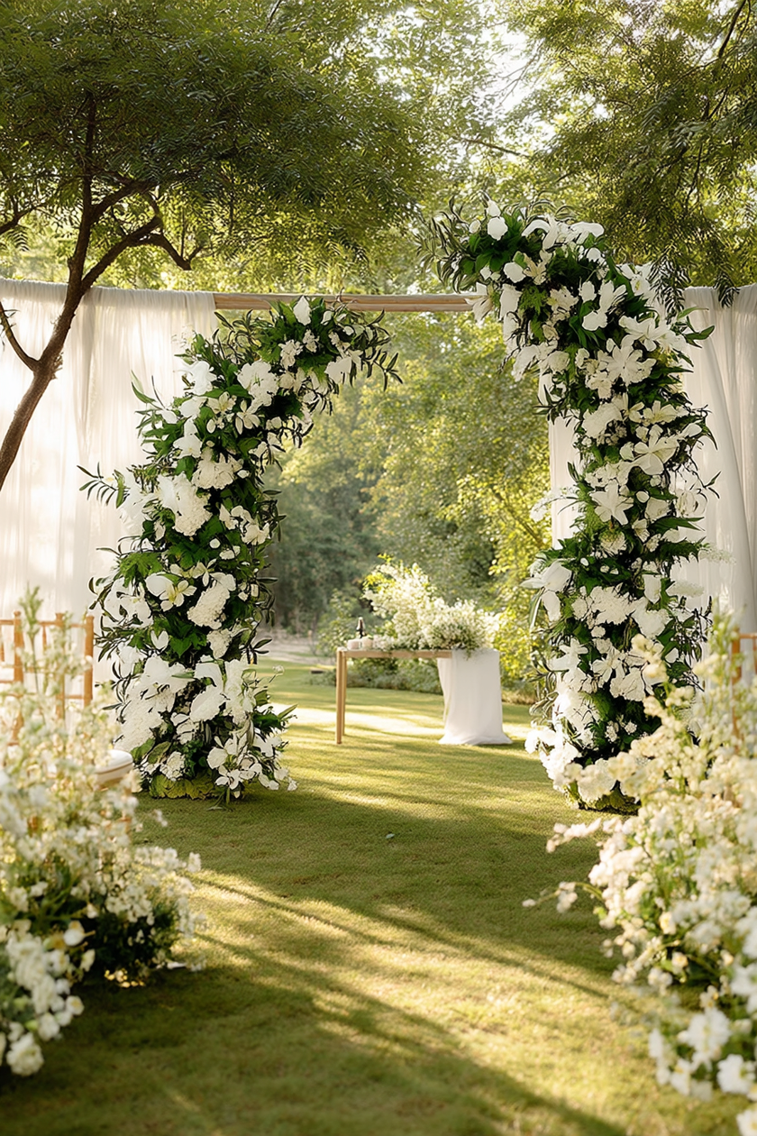 Wild Greenery Floral Arch