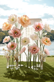 Blush & Cream Giant Flowers