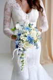 Azure Cascade Bridal Bouquet