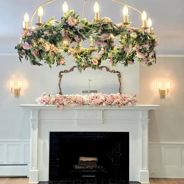 Customer photo of a floral event arrangement