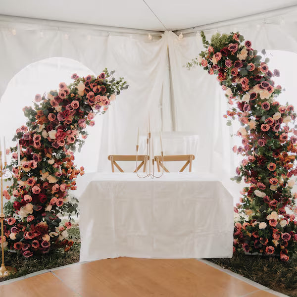 Customer photo of Wedding arch flowers