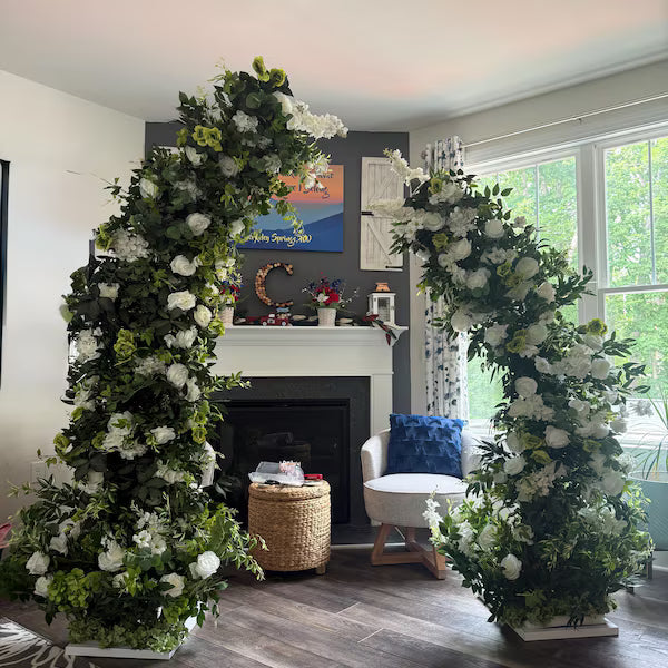 Customer photo of Wedding arch flowers