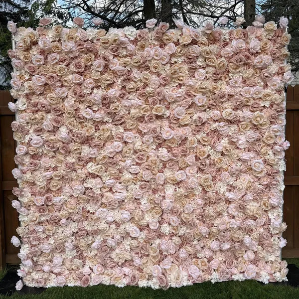 Customer photo of a rose flower wall